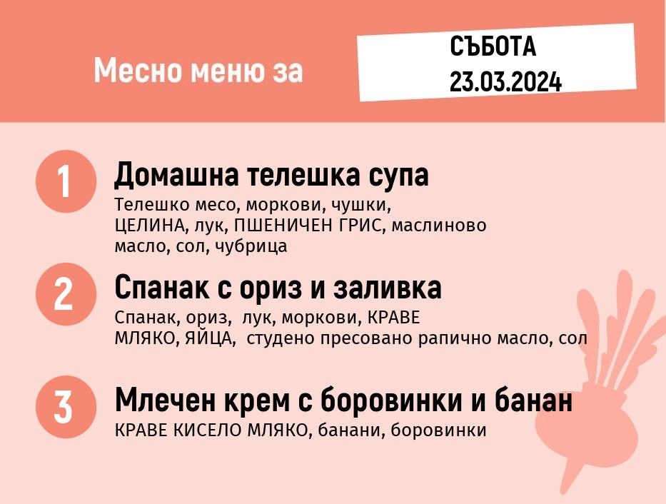 Меню 23.03 месно 300гр.