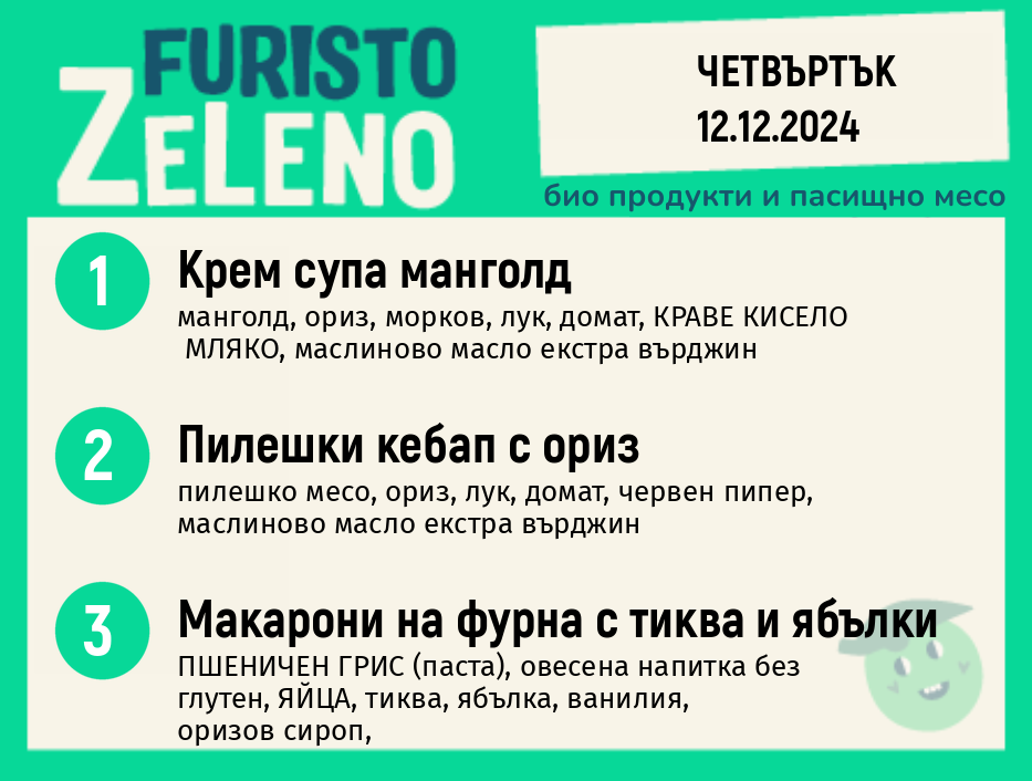 Месно 200 ZeLeno /  12 декември