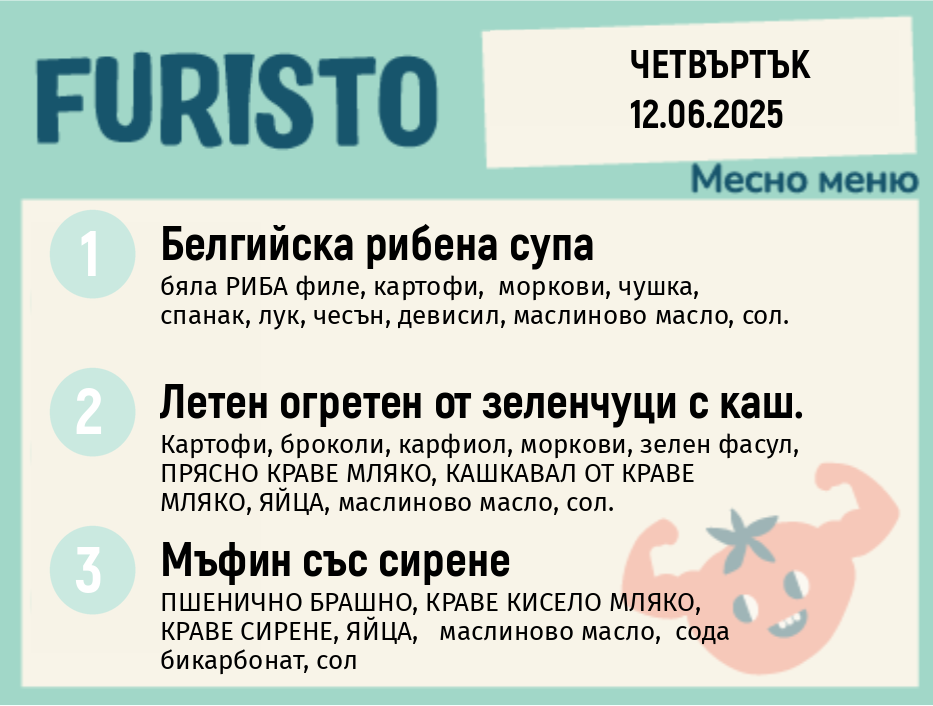 Меню 12.06 месно 200гр. 