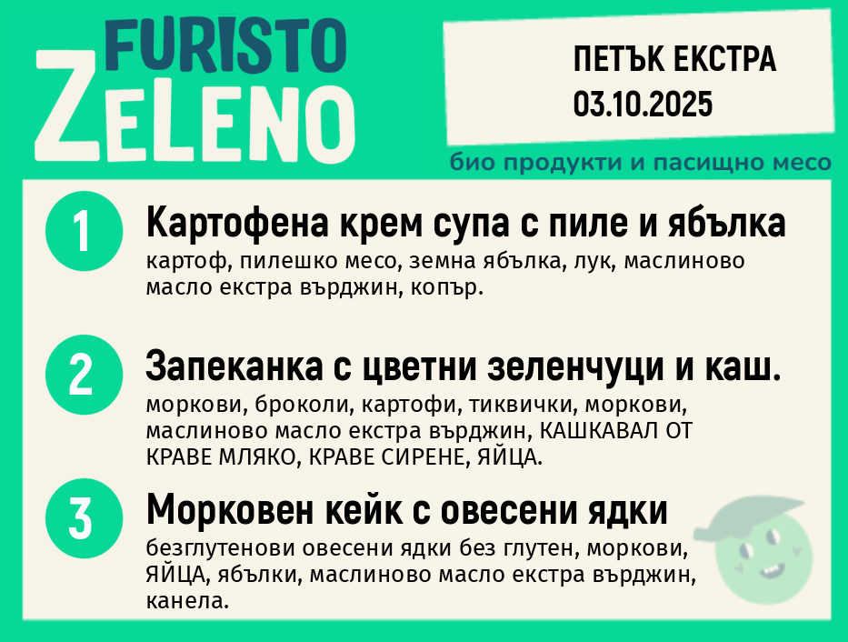 Месно 200 ZeLeno / Екстра 03 октомври