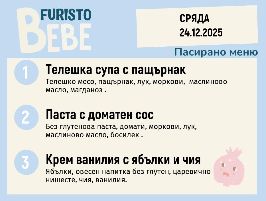 Меню 24.12 Bebe 200гр. 