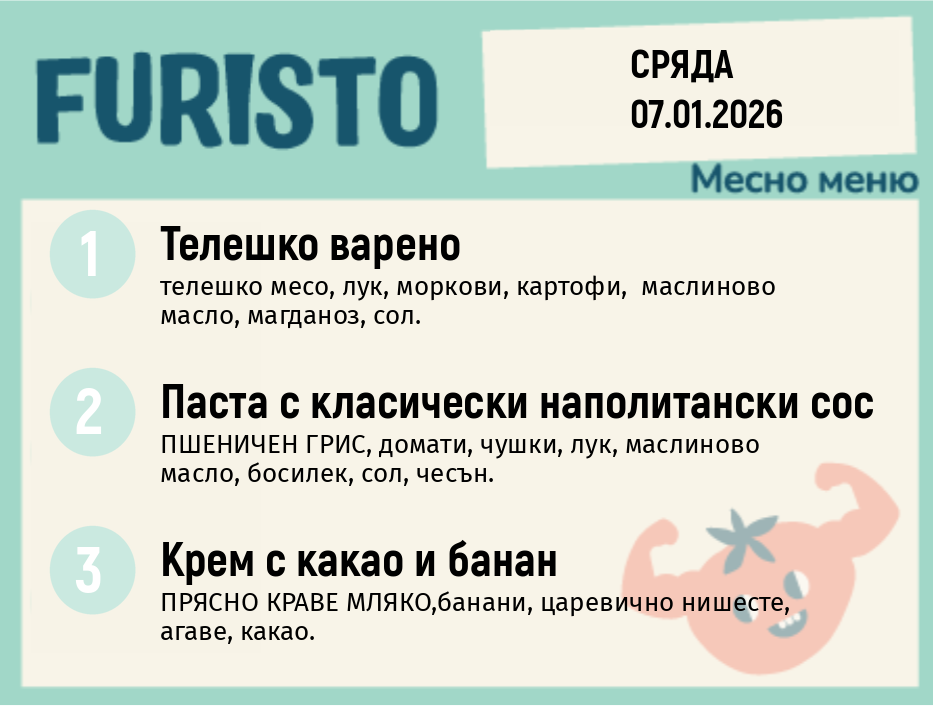 Меню 07.01 месно 200гр. 