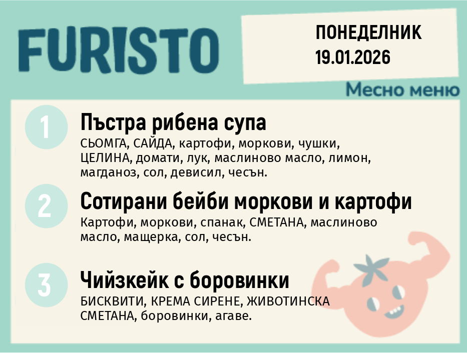 Меню 19.01 месно 200гр.