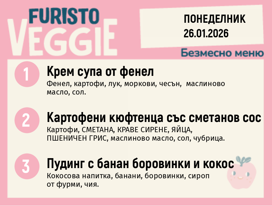 Меню 26.01 безмесно 200гр.
