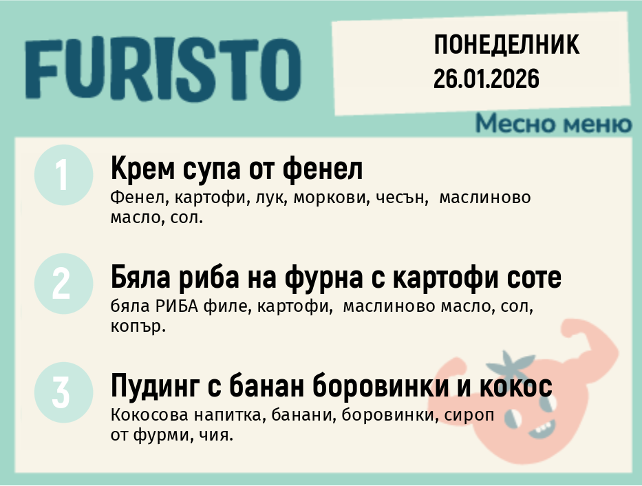 Меню 26.01 месно 200гр.