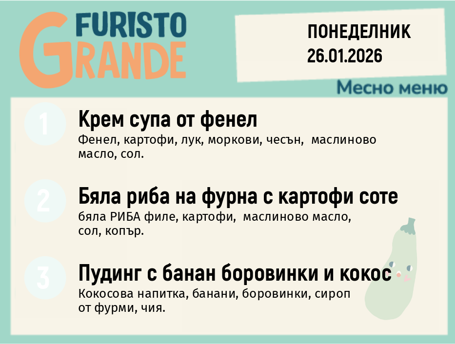 Меню 26.01 месно 300гр.