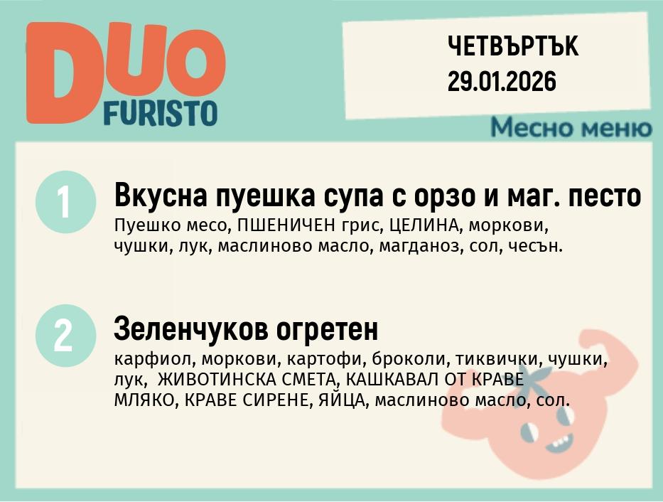 Меню 29.01 DUO 200гр.