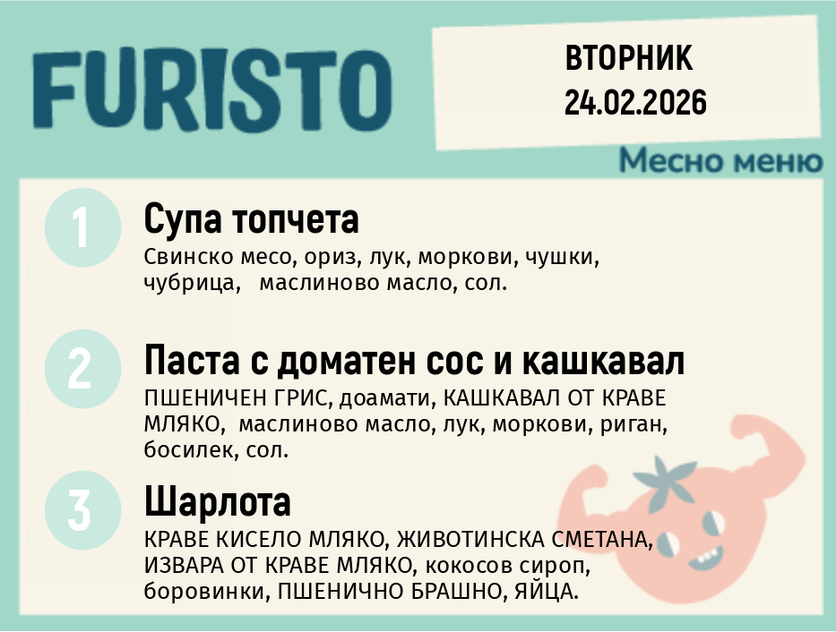 Меню 24.02 месно 200гр.
