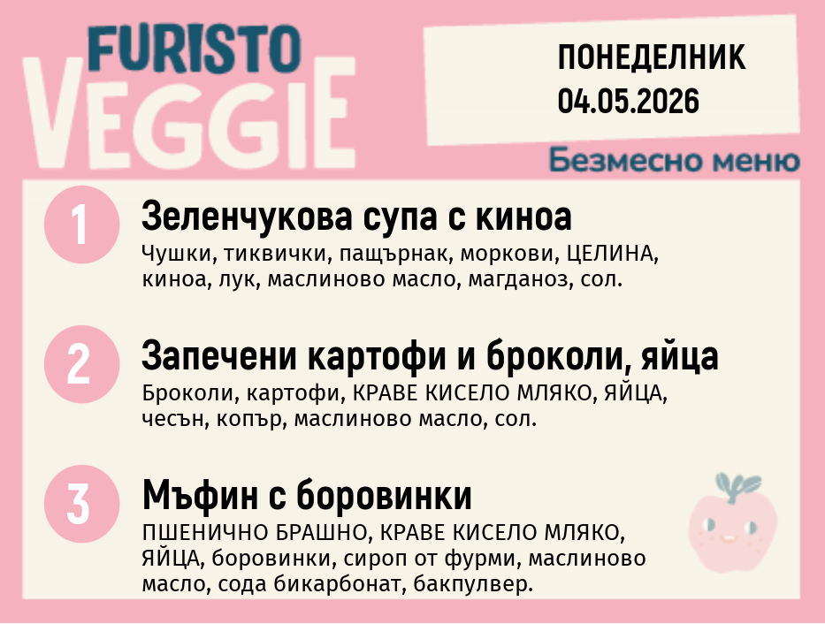 Меню 04.05 безмесно 200гр.