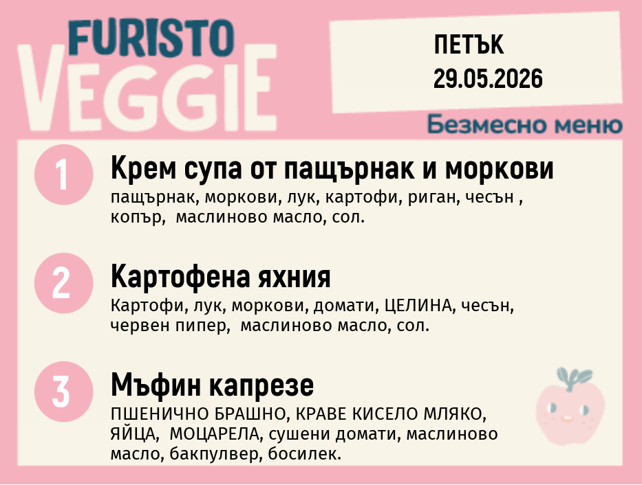 Меню 29.05 безмесно 200гр.