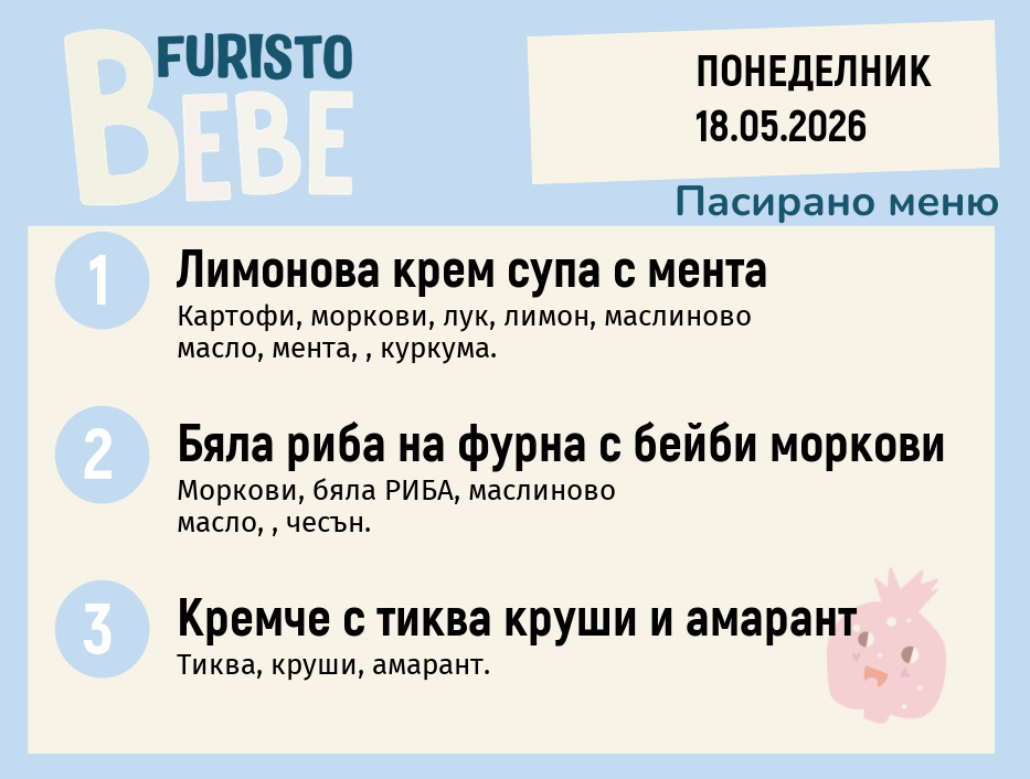 Меню 18.05 Bebe 200гр. 