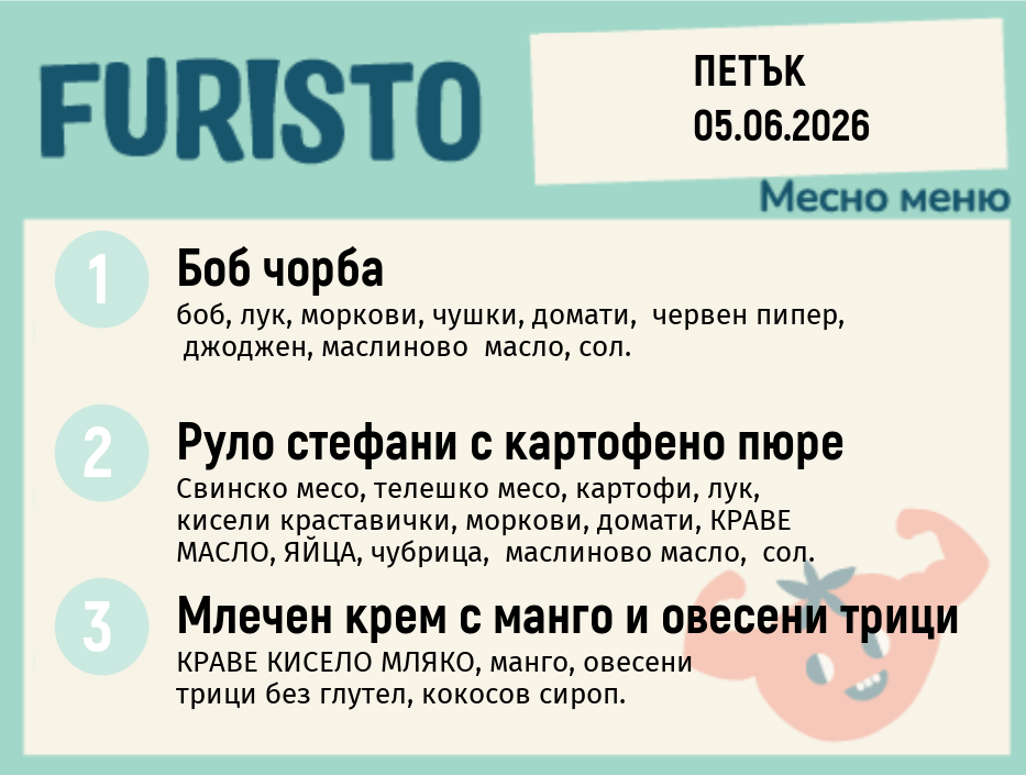 Меню 05.06 месно 200гр.