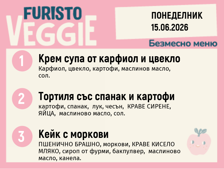 Меню 15.06 безмесно  200гр.