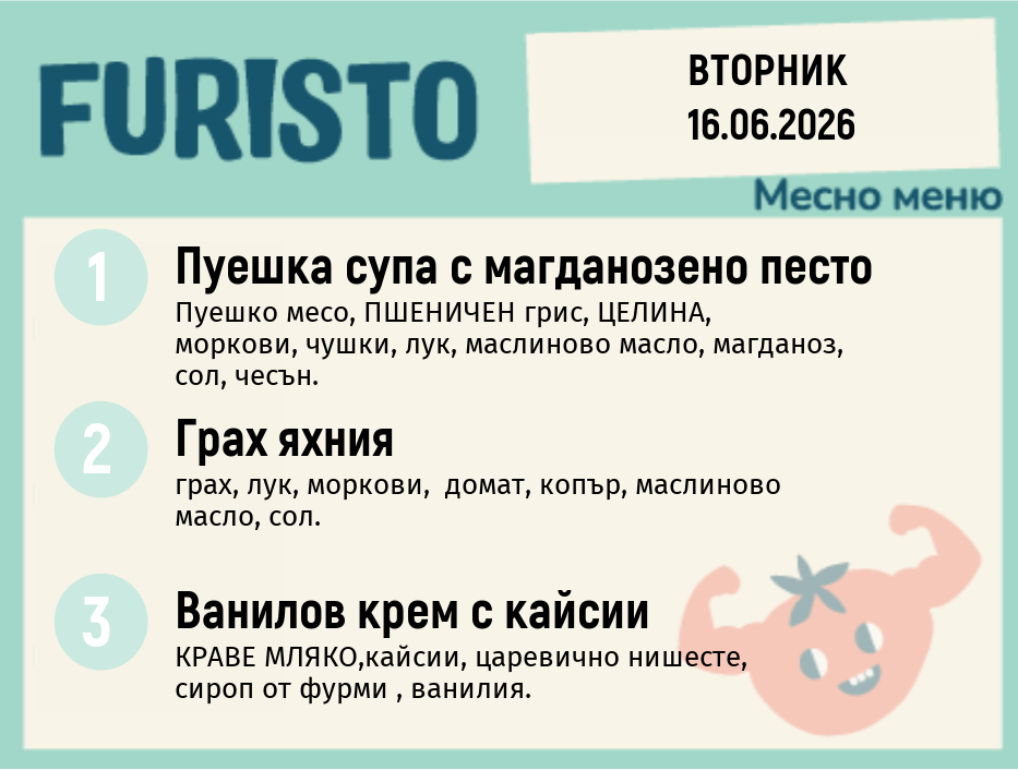 Меню 16.06 месно 200гр.