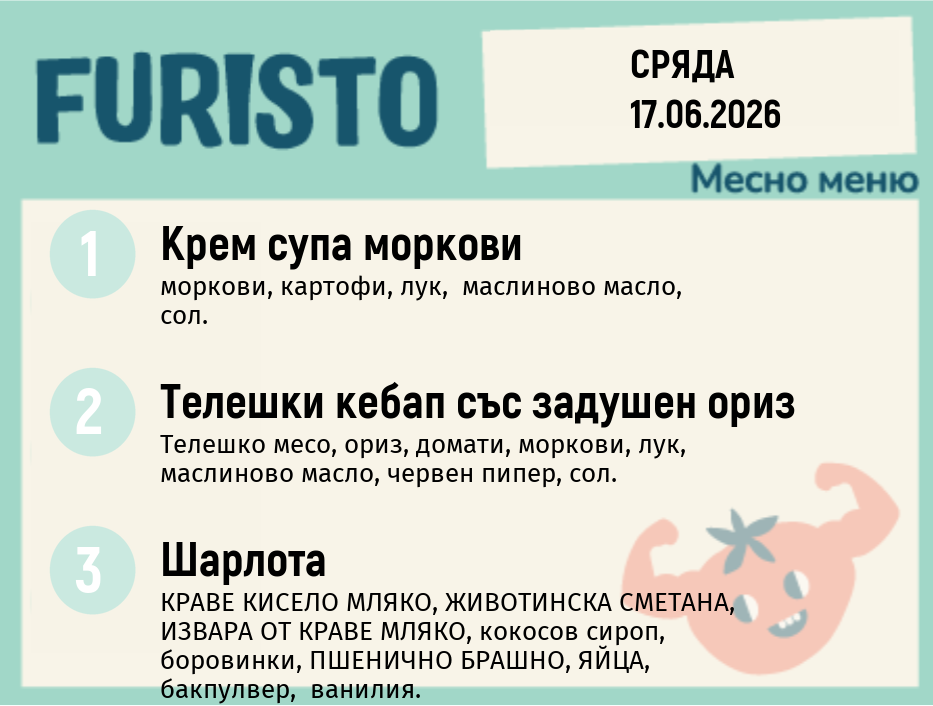 Меню 17.06 месно 200гр.