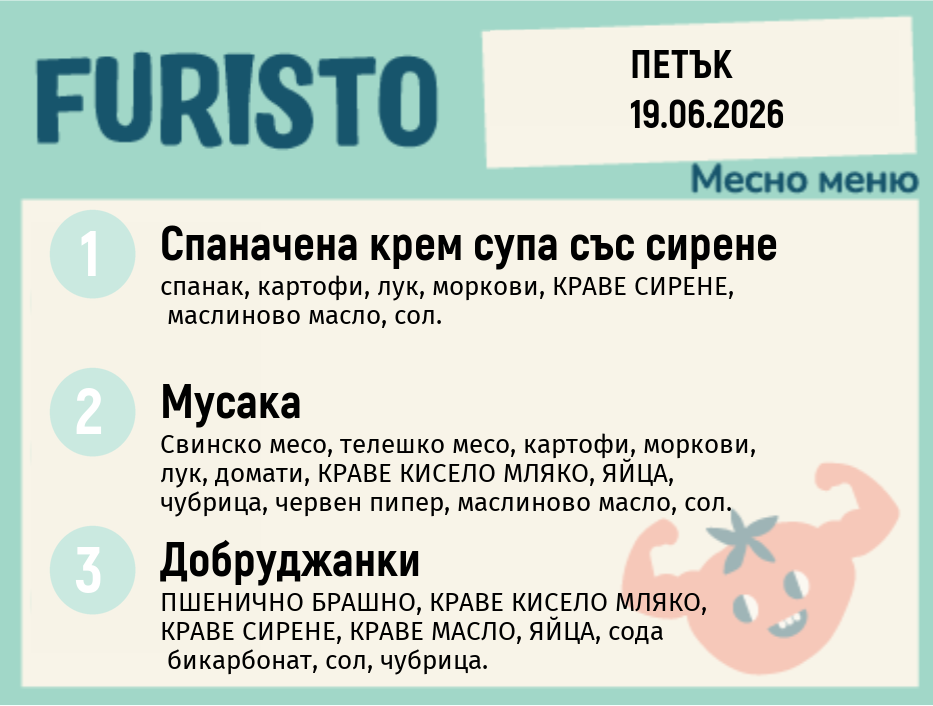Меню 19.06 месно 200гр.