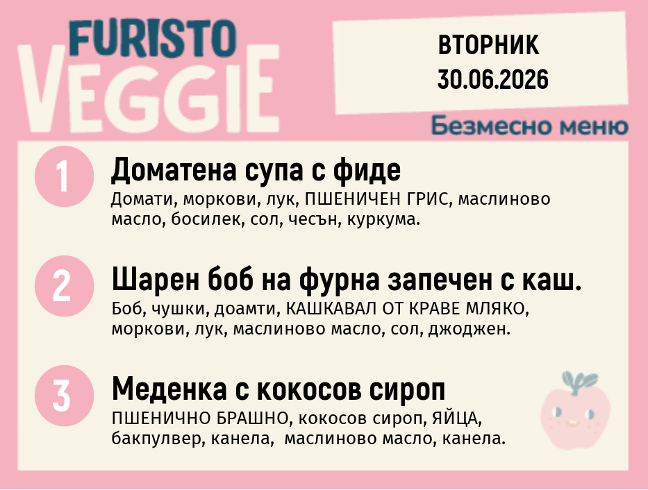 Меню 30.06 безмесно 200гр.