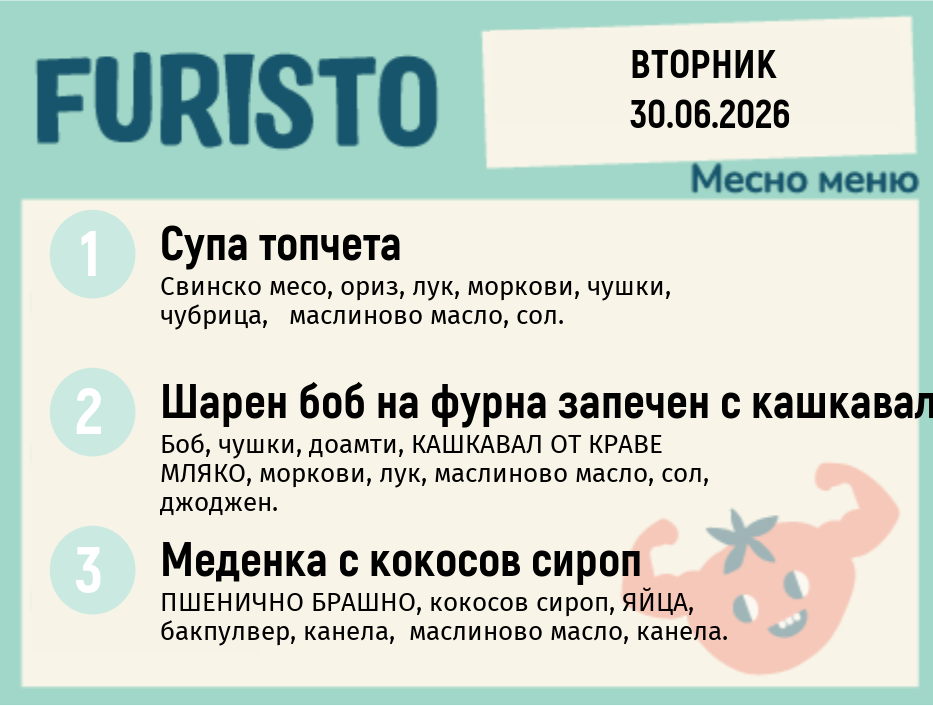 Меню 30.06 месно 200гр.