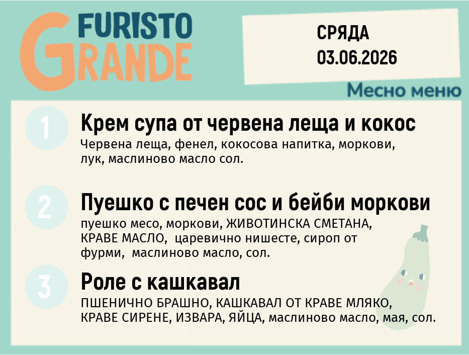 Меню 03.06 месно 300гр. 