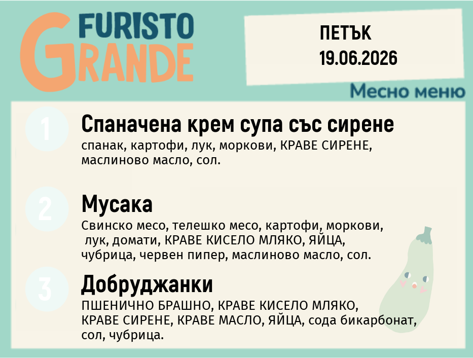 Меню 19.06 месно 300гр.