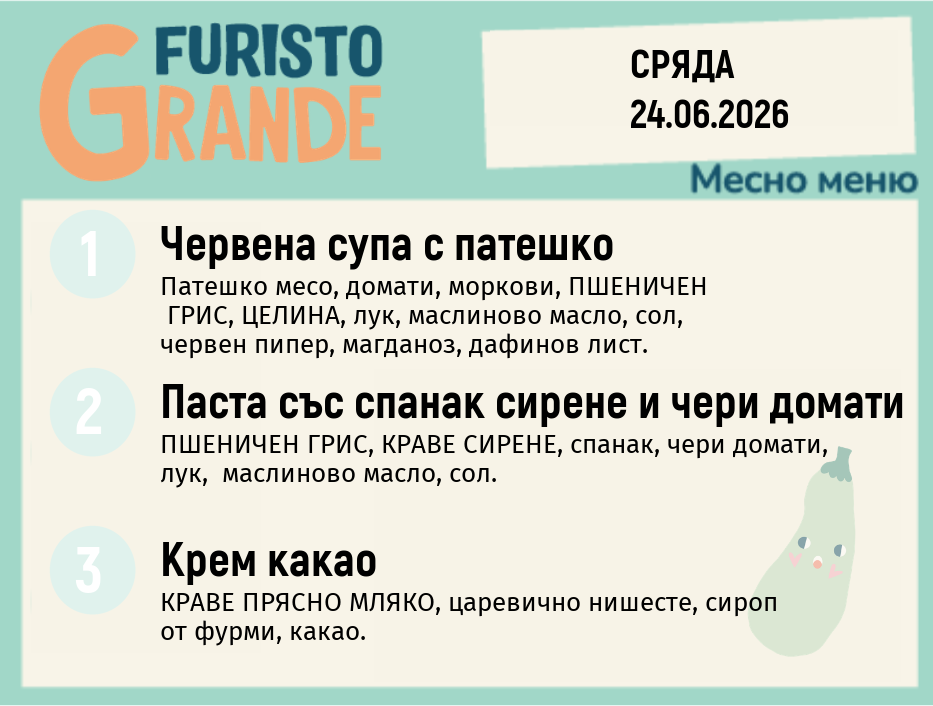 Меню 24.06 месно 300гр.