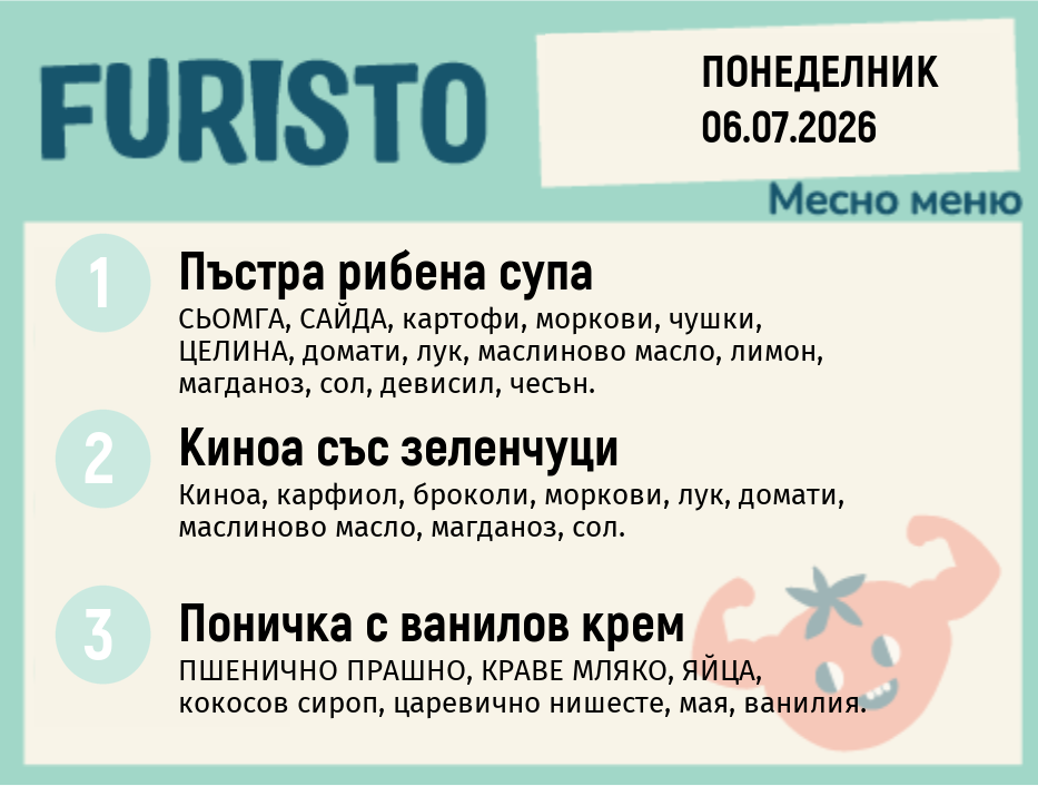 Меню 06.07 месно 200гр.