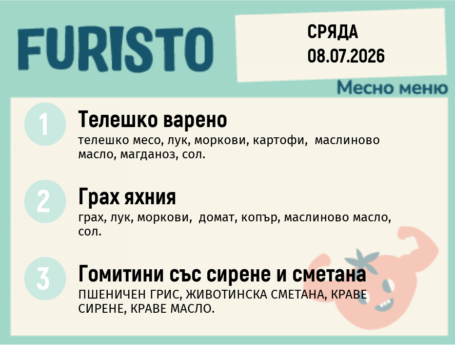 Меню 08.07 месно 200гр.