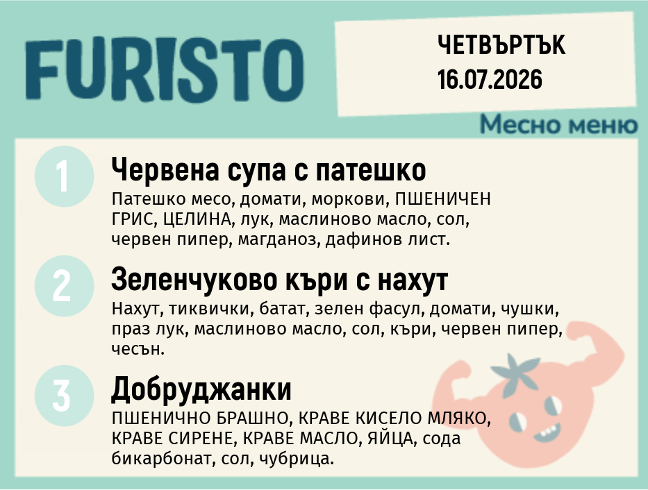 Меню 16.07 месно 200гр.