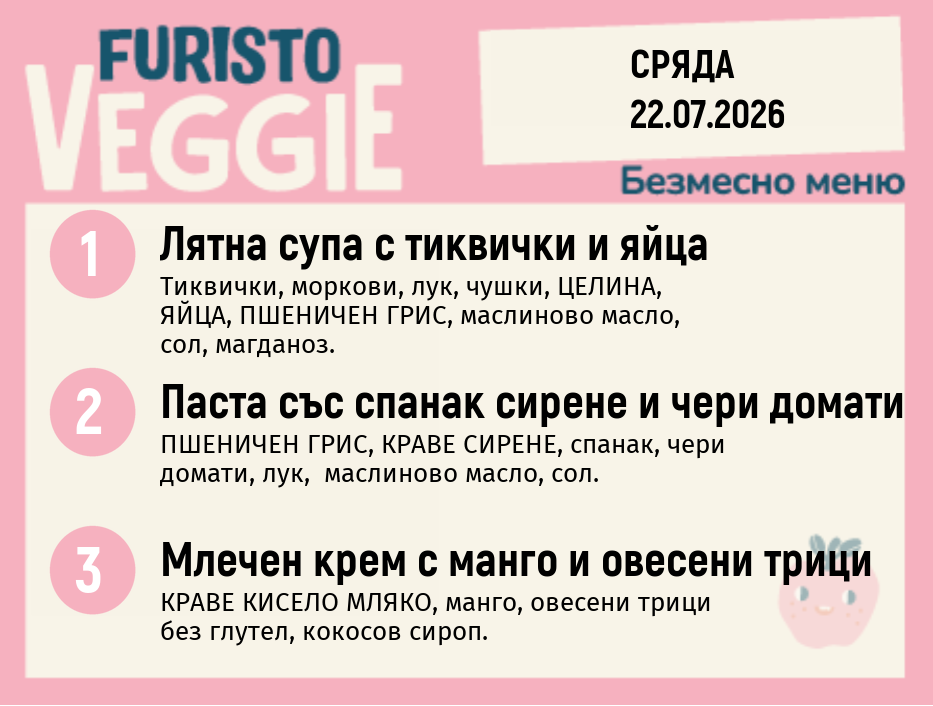 Меню 22.07 безмесно 200гр.