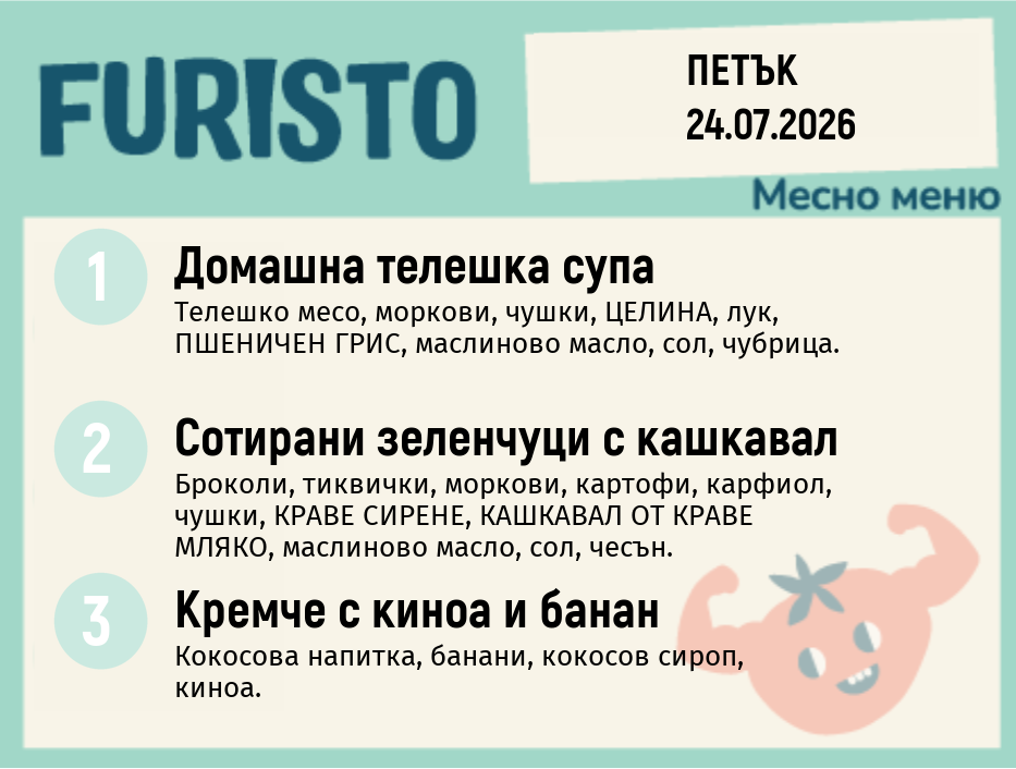 Меню 24.07 месно 200гр.
