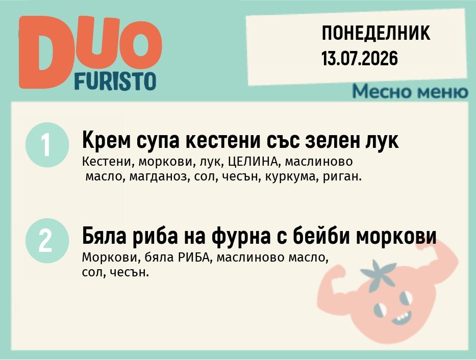 Меню 13.07 DUO 200гр.