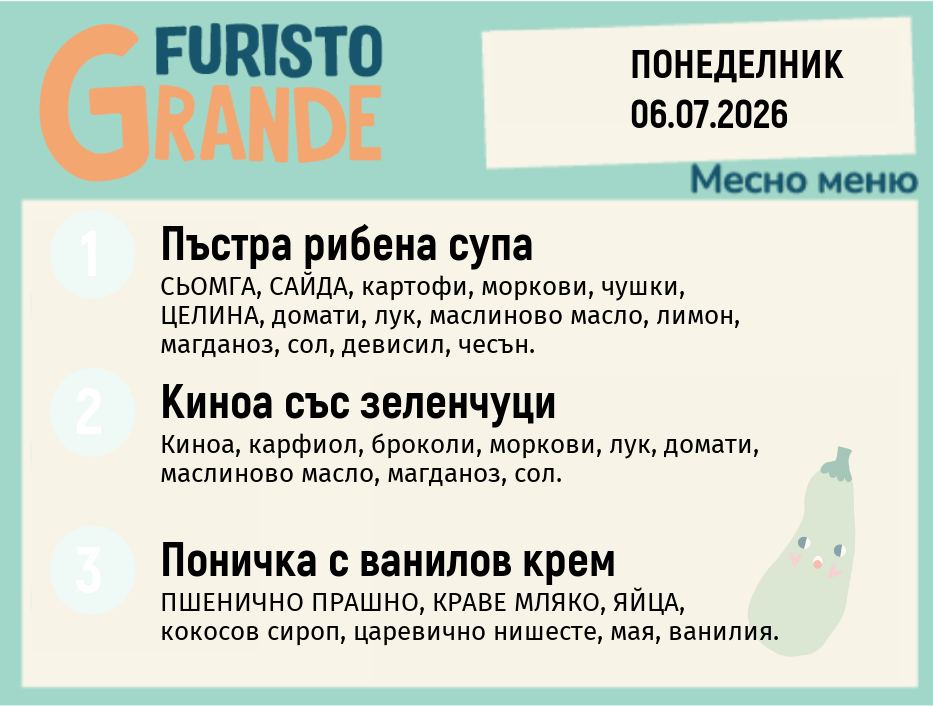 Меню 06.07 месно 300гр.