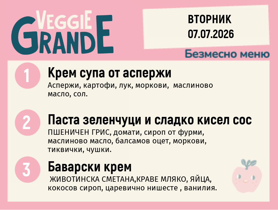 Меню 07.07 безмесно 300гр.