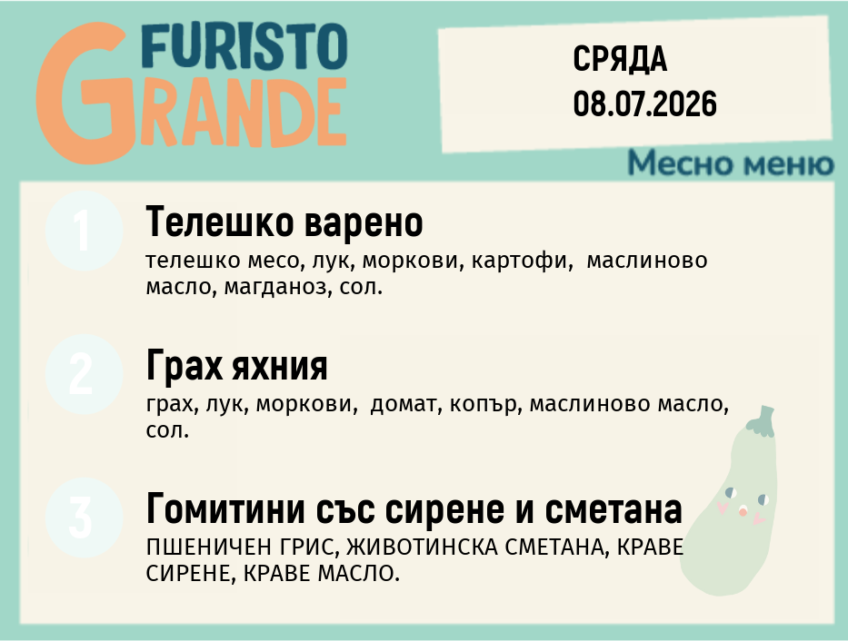 Меню 08.07 месно 300гр.
