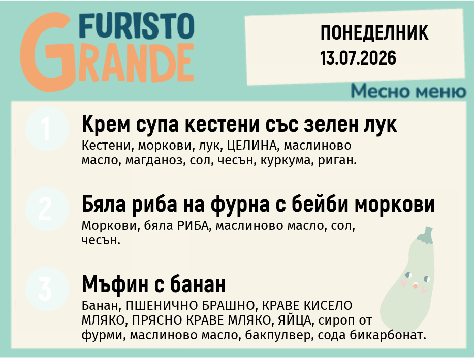 Меню 13.07 месно 300гр.