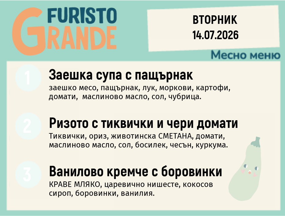 Меню 14.07 месно 300гр.