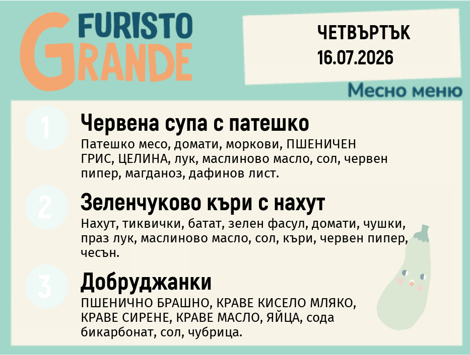 Меню 16.07 месно 300гр.
