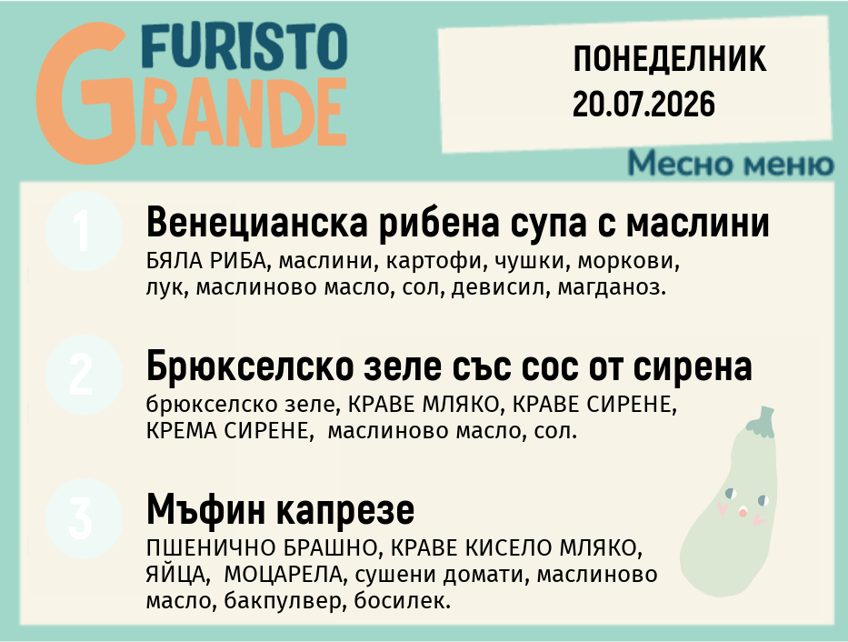 Меню 20.07 месно 300гр.