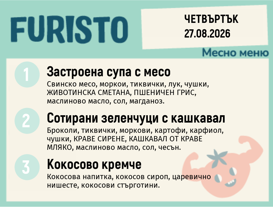 Меню 27.08 месно 200гр.