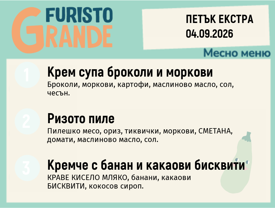 Меню 04.09 Екстра месно 300гр.