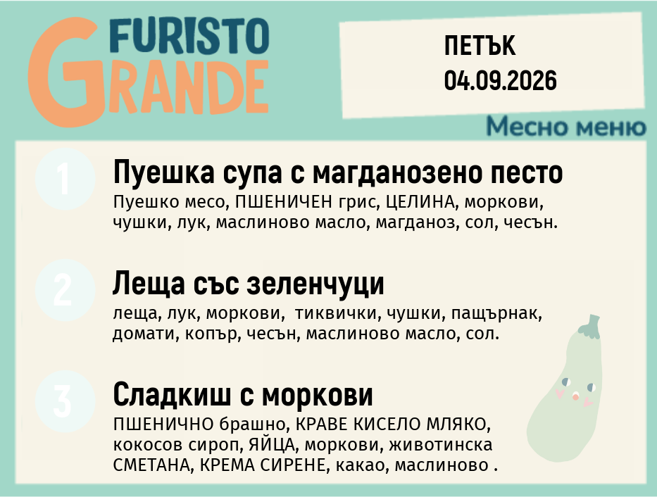 Меню 04.09 месно 300гр.