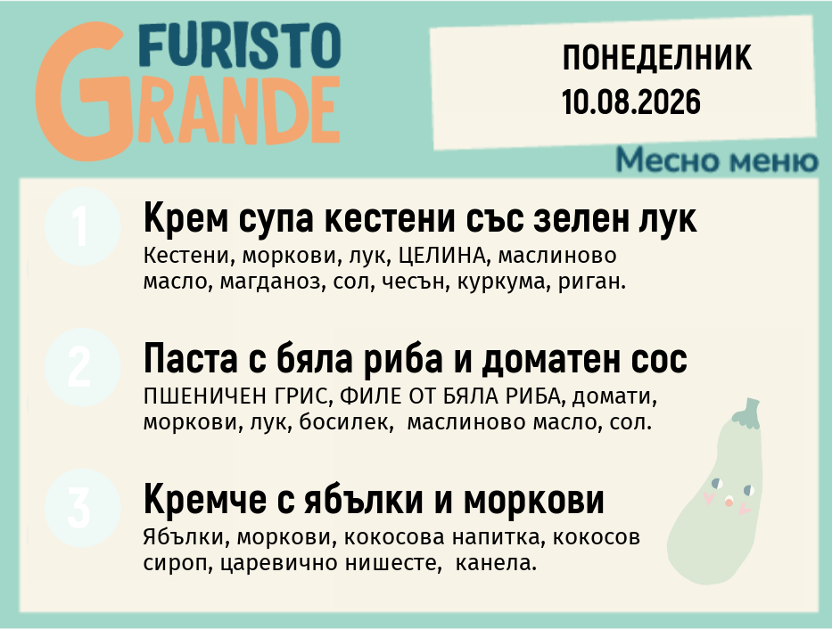 Меню 10.08 месно 300гр.