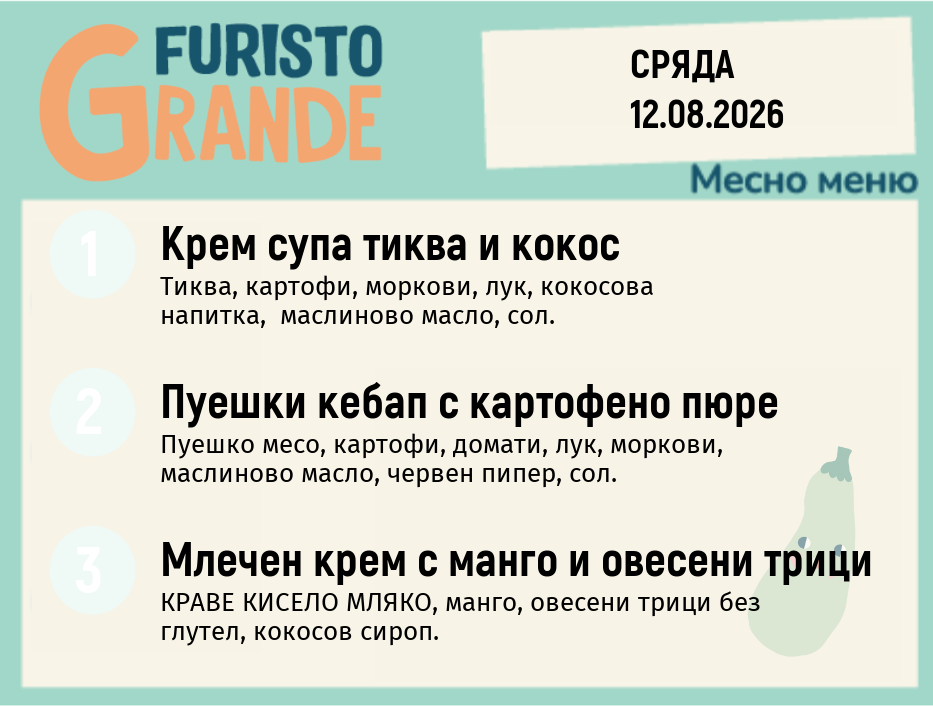 Меню 12.08 месно 300гр.