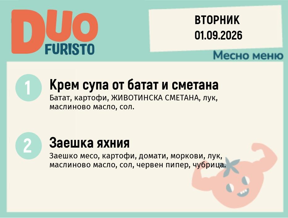 Меню 01.09 DUO 200гр.