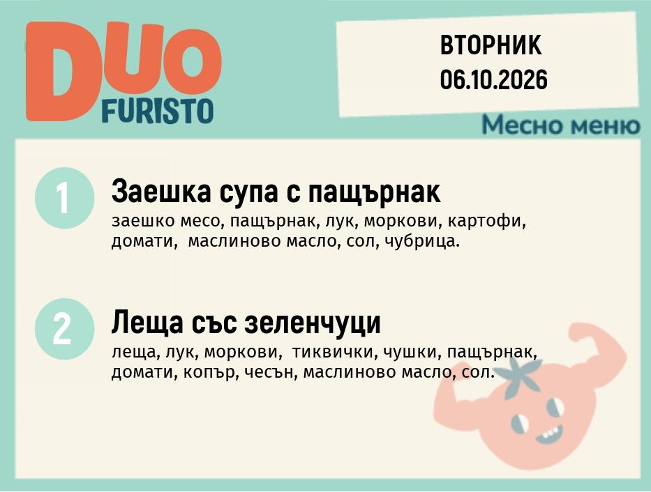 Меню 06.10 DUO 200гр.