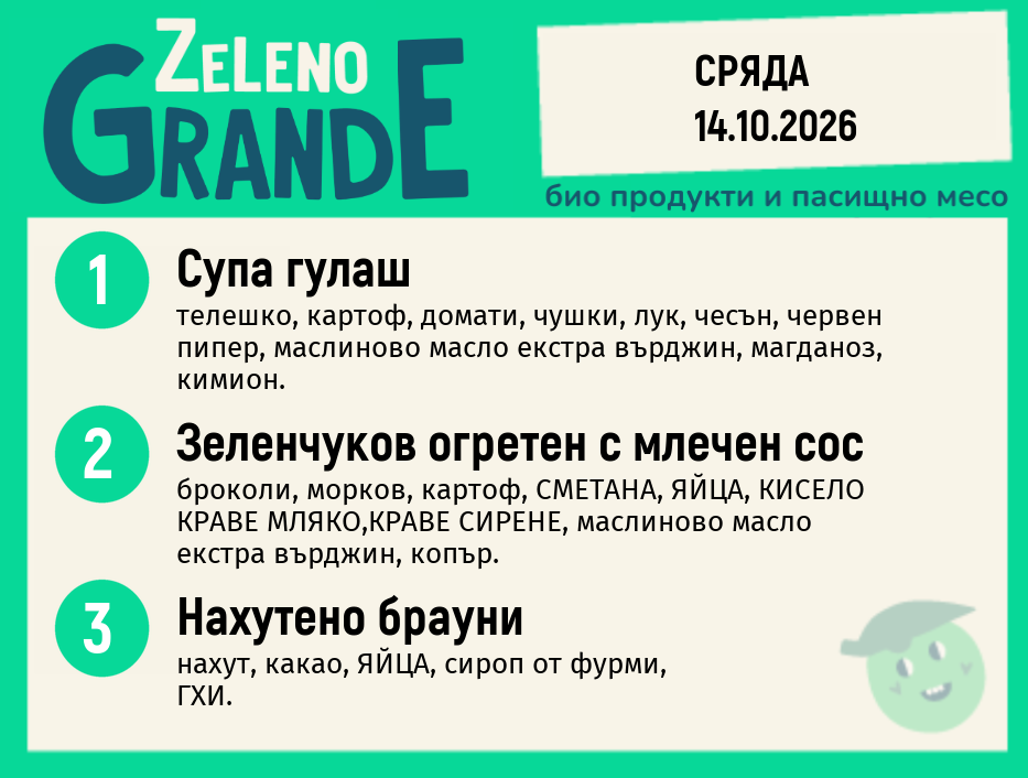 Месно 270 ZeLeno / 14 октомври