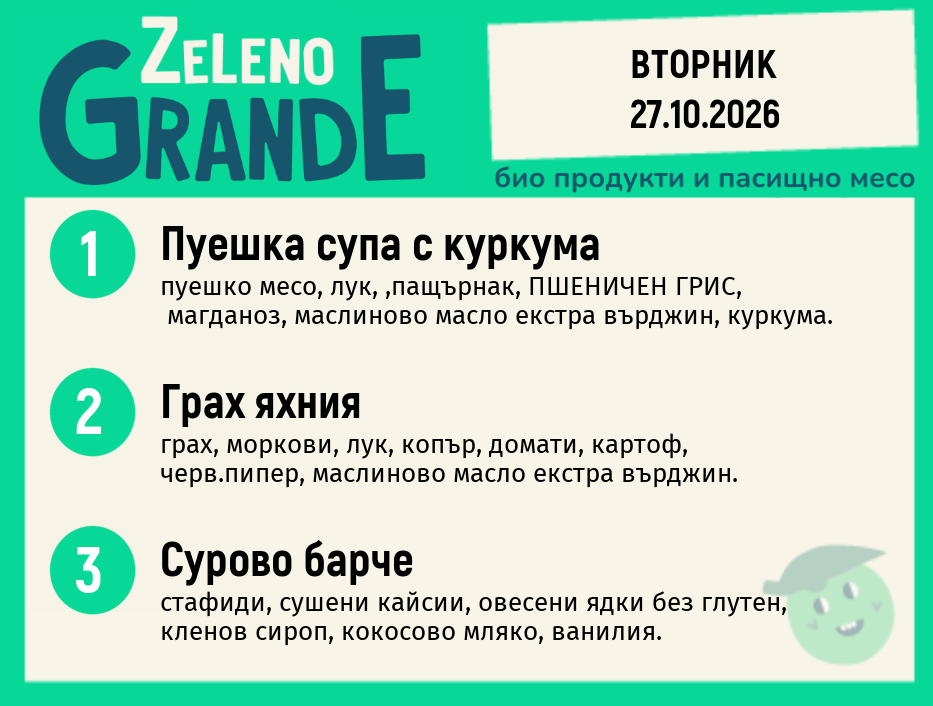 Месно 270 ZeLeno / 27 октомври