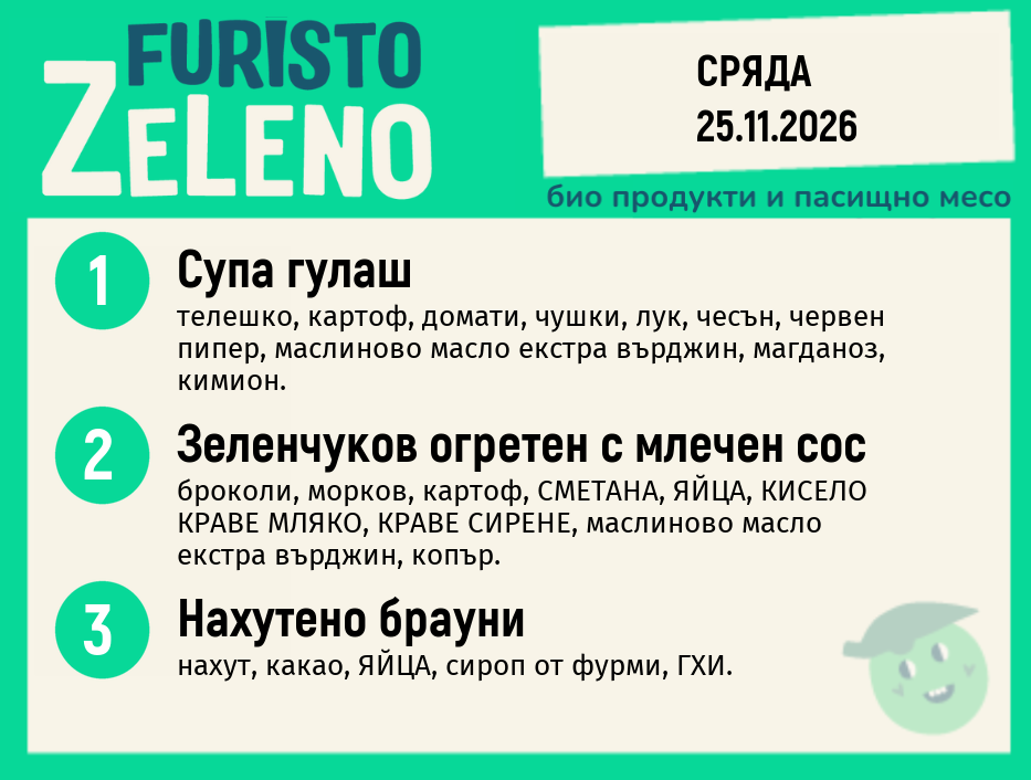 Месно 200 ZeLeno / 25 ноември
