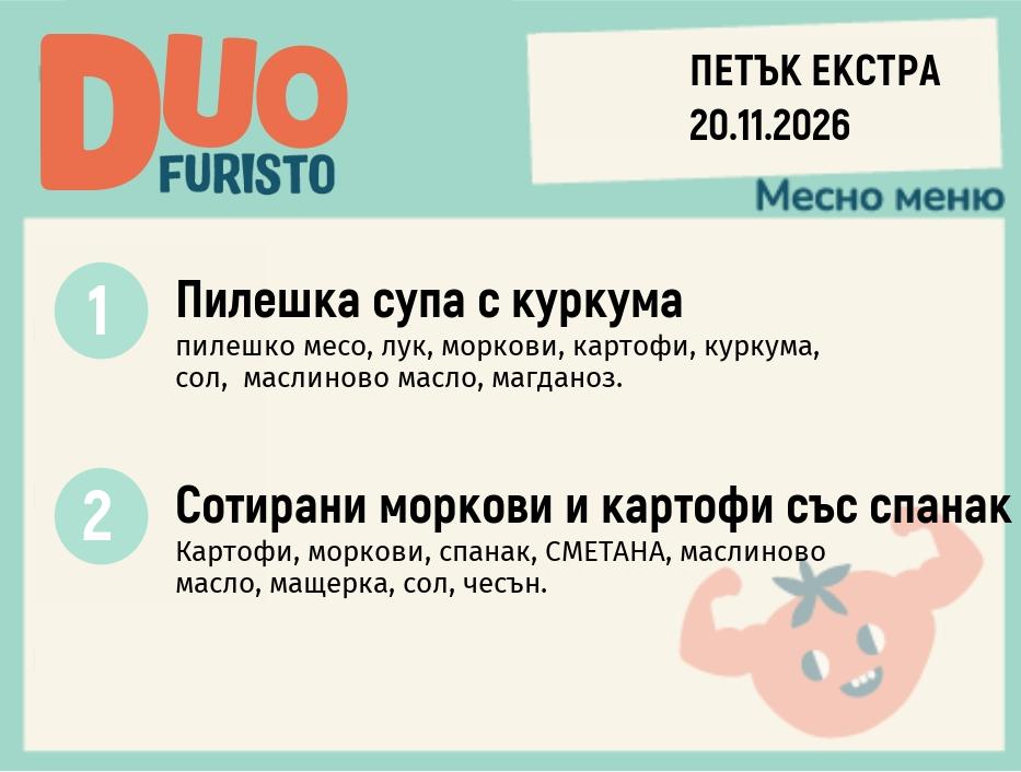 Меню 20.11 Екстра DUO 200гр.