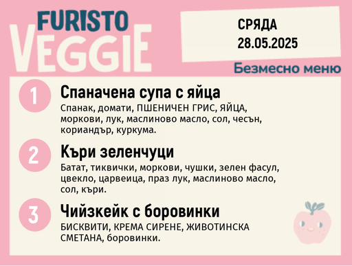[DY.04.25.4818] Меню 28.05 безмесно 200гр. 